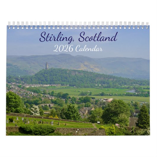Stirling Scotland 2026 Calendar Kalender (Hoes)