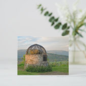 Stirling Scotland Beheading Stone Briefkaart (Staand voorkant)