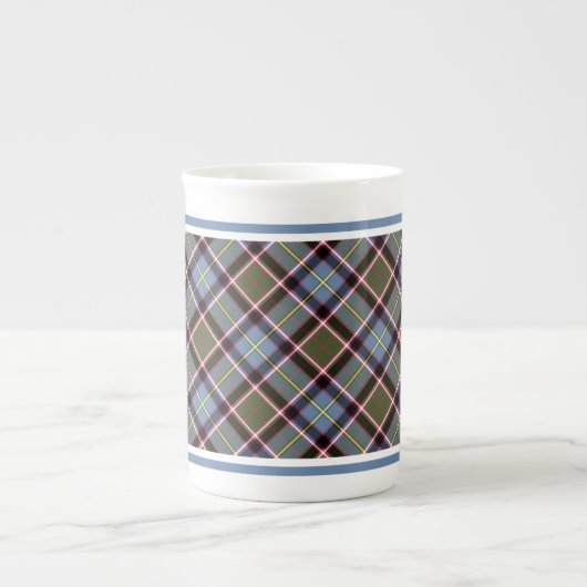 Stirling Scotland District Tartan Porselein Kop (Voorkant)