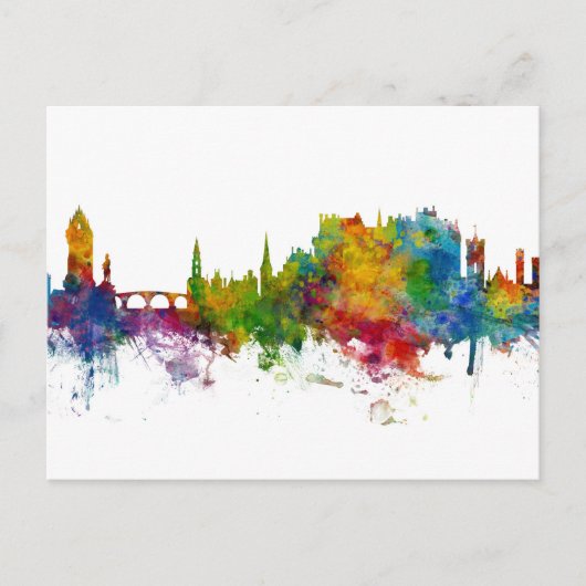 Stirling Scotland Skyline Briefkaart (Voorkant)