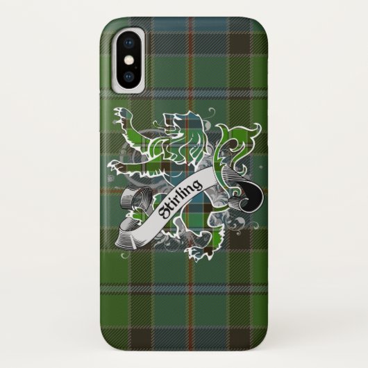 Stirling Tartan Lion Case-Mate iPhone Case (Achterkant)