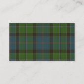 Stirling Tartan Skull No Banner Visitekaartje (Achterkant)