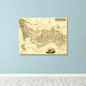 Stirlingshire Canvas Afdruk (Insitu (Houten vloer))