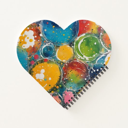 Stirred up colors  notitieboek (Achterkant)