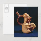 Stirrup vase in de vorm briefkaart (Voorkant / Achterkant)