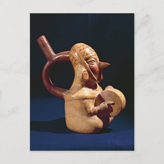 Stirrup vase in de vorm briefkaart (Voorkant)