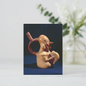 Stirrup vase in de vorm briefkaart (Staand voorkant)