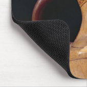 Stirrup vase in de vorm muismat (Hoek)