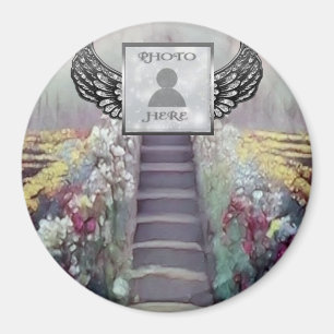 Stirway to Heaven Photo Memorial Magneet