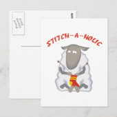 Stitch-a-holic nitter briefkaart (Voorkant / Achterkant)