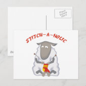 Stitch-a-holic nitter briefkaart (Voorkant / Achterkant)