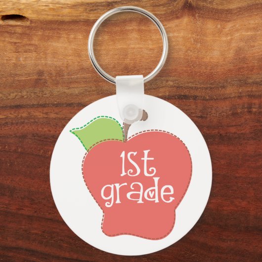 Stitch Apple 1st-graad Sleutelhanger (Voorkant)