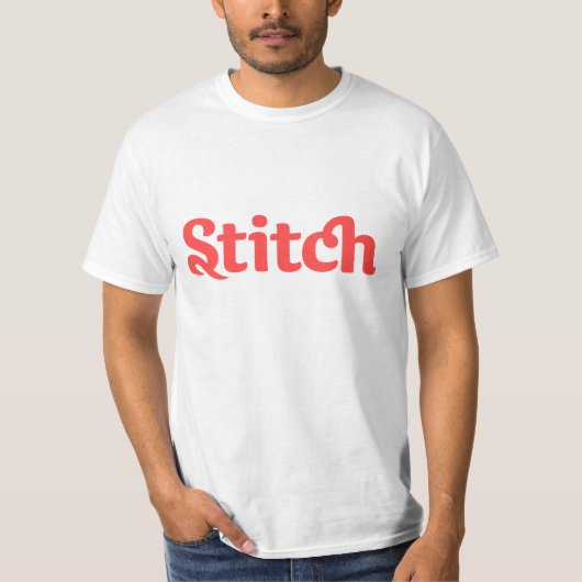 Stitch Basic T-Shirt (Voorkant)