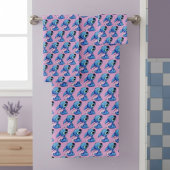 Stitch Bath Towel Set Bad Handdoek