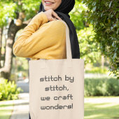 Stitch door Stitch Creative Stitching Lover Gift Tote Bag
