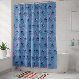 Stitch douchegordijn