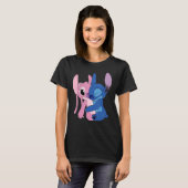 Stitch en Angel Hug Classic T-shirt (Voorkant volledig)