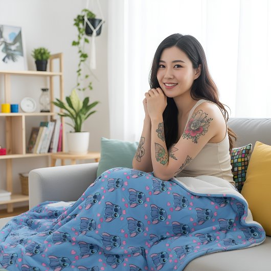 Stitch Fleece Blanket Deken