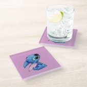 Stitch Glas Onderzetter (Schuin)