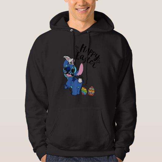 Stitch Happy Easter Easter Easter Easter Familie P Hoodie (Voorkant)