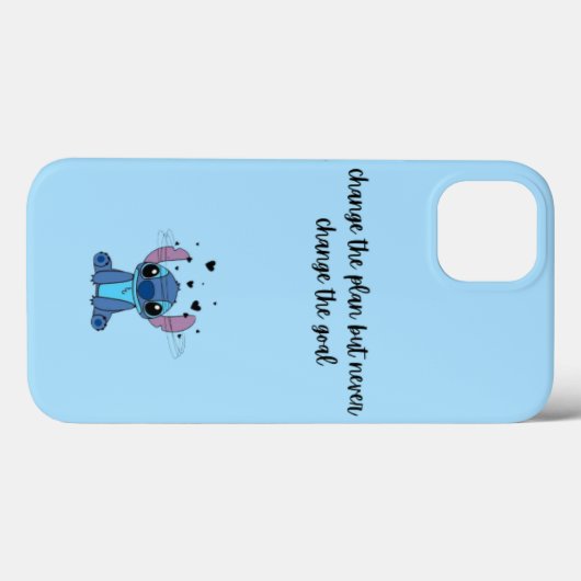 Stitch hoesje voor iPhone (Achterkant (horizontaal))