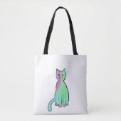 Stitch kat tote bag (Voorkant)
