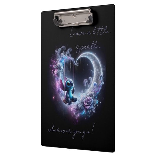 Stitch laat een beetje glinsteren klembord (Links)