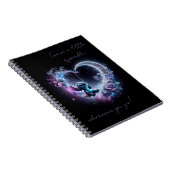 Stitch laat een beetje glinsteren notitieboek (Rechterzijde)