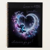 Stitch laat een beetje glinsteren planner (Voorkant)