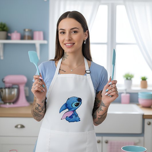 Stitch Long Apron Lang Schort
