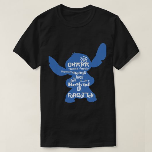 Stitch Ohana betekent familie Classic T-Shirt (Design voorkant)