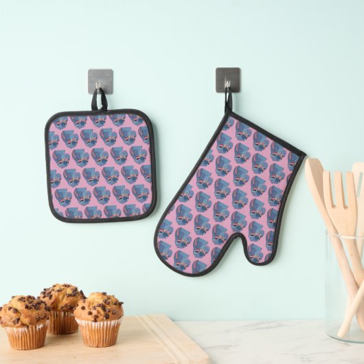 Stitch Oven Mitt & Pot Holder Set (Insitu(Ophanging))