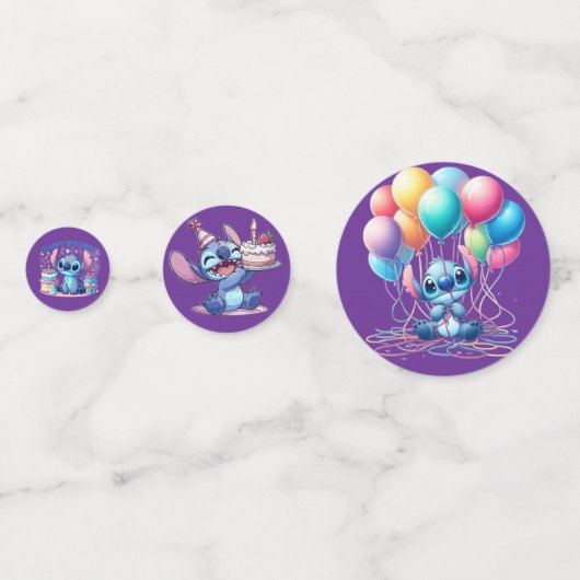 Stitch Party Confetti (Voorkanten)