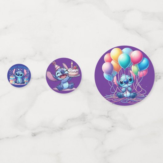 Stitch Party Confetti (Achterkanten)