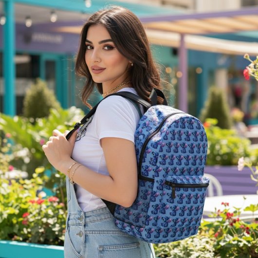 Stitch Printed Backpack Bedrukte Rugzak