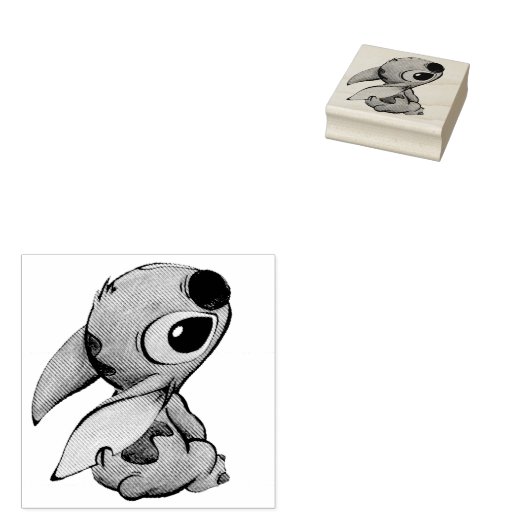 Stitch Rubber Stamp Rubberstempel (Gestempeld)