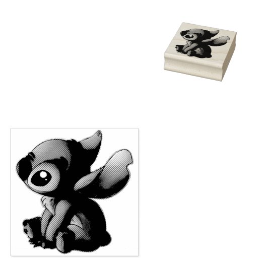 Stitch Rubber Stamp Rubberstempel (Gestempeld)