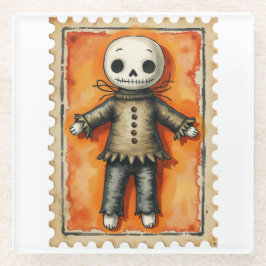 Stitch & Shadow Halloween Glazen Onderzetter