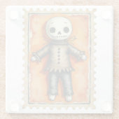 Stitch & Shadow Halloween Glazen Onderzetter (Achterkant)