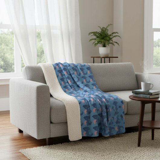 Stitch Sherpa Blanket Sherpa Deken