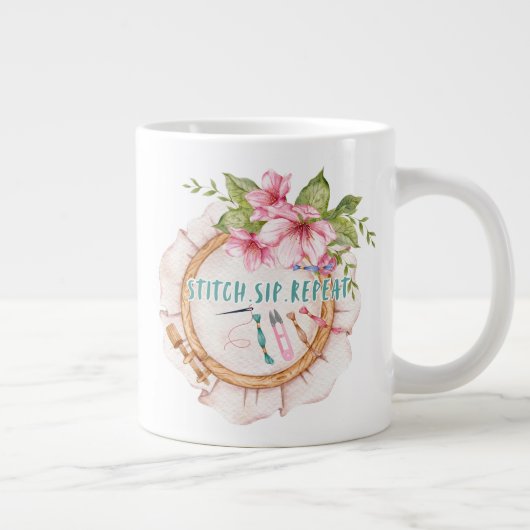 Stitch.Sip.Repeat Grote Koffiekop (Rechts)