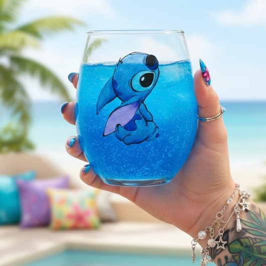 Stitch Steelvrije Wijn Glas