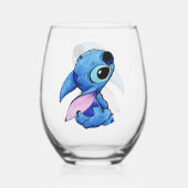 Stitch Steelvrije Wijn Glas (Voorkant)