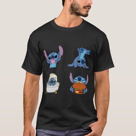 Stitch Sticker T-shirt (Voorkant)