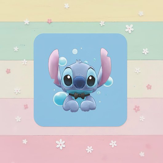 Stitch Vierkante Sticker