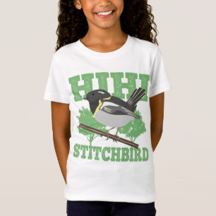 Stitchbird Hihi Nieuw-Zeelandse vogel T-shirt