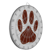 Stitched Felt Dog Paw Print Dartbord (Voorkant Links)