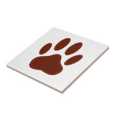 Stitched Felt Dog Paw Print Tegeltje (Zijkant)