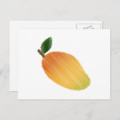 Stitched mango-ontwerp feestdagenkaart (Voorkant / Achterkant)