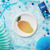 Stitched mango-ontwerp papieren bordje (Feest)